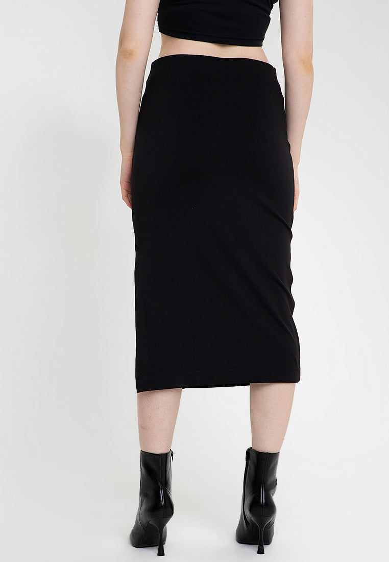 REMI Super Highwaisted Slit Skirt
