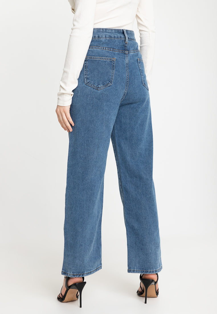 Dacey Assymetrical Denim Jeans